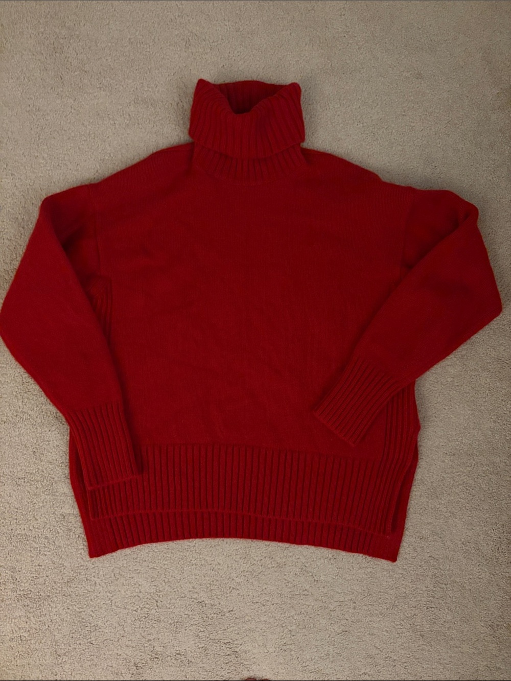 Polo by Ralph Lauren  Red Turtleneck Sweater